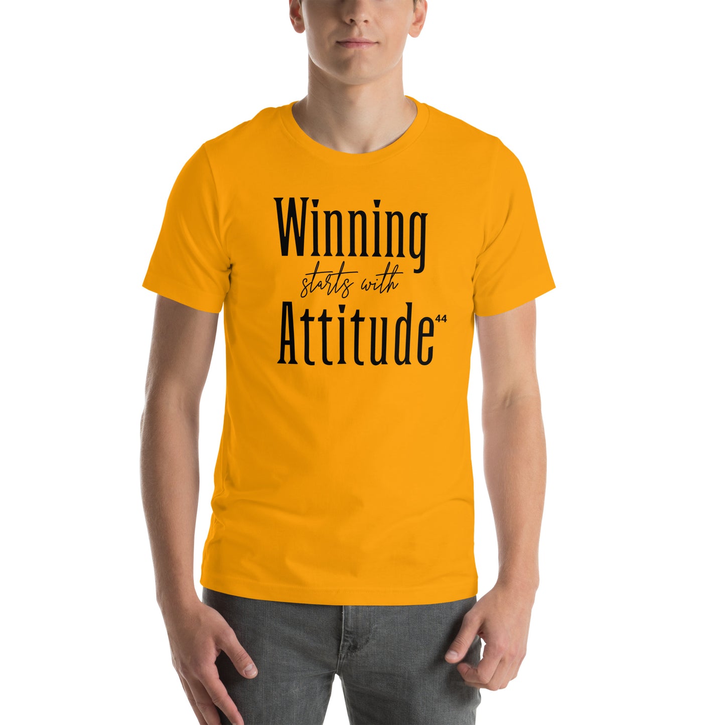 WINNING STARTS WITH YOUR ATTITUDE.